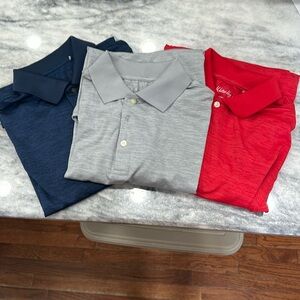 3 Walter Hagen golf shirts NWOT